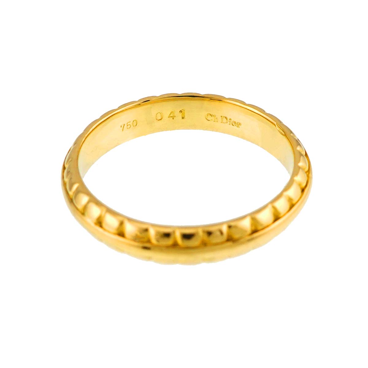 Ring 18K Yellow Gold 750 size6.5-6.75(US)