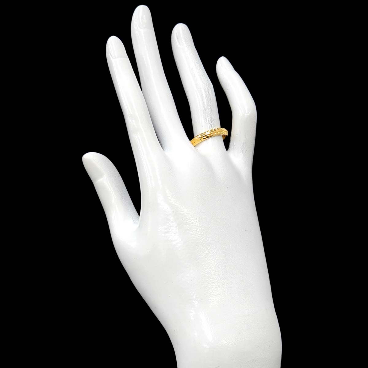 Ring 18K Yellow Gold 750 size6.5-6.75(US)