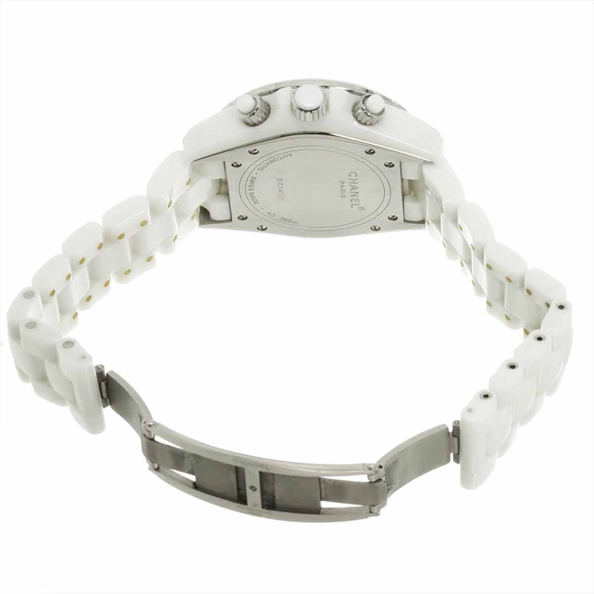 J12 41mm H1007 Chronograph Automatic White Dial Mens Watch