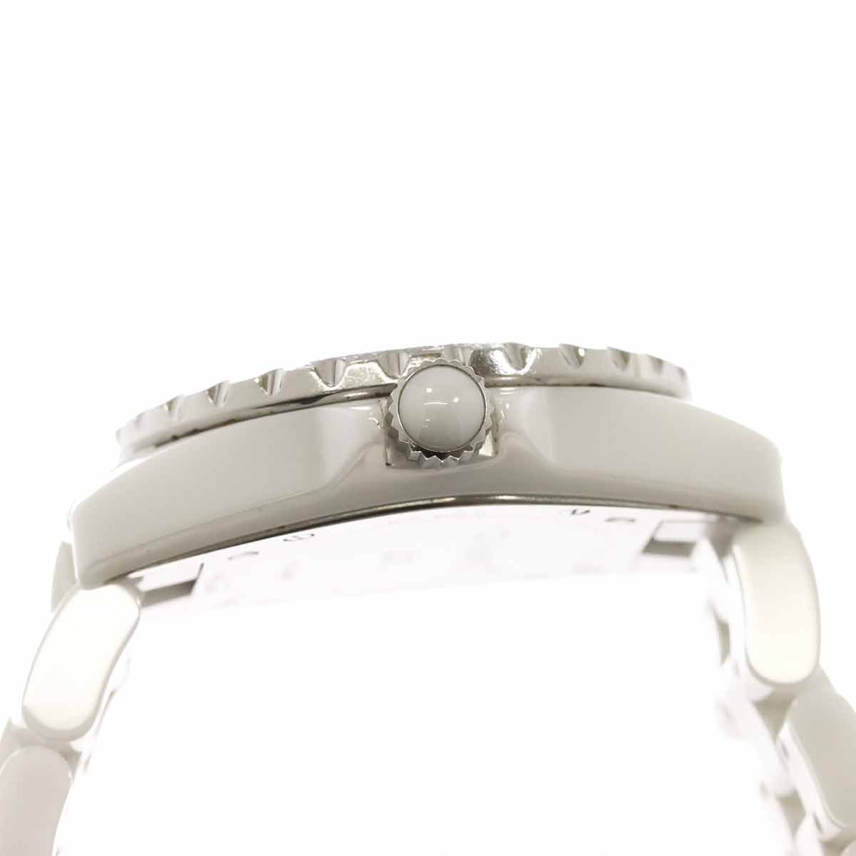 J12 33mm H1628 12P Diamond Quartz White Dial Ladies Watch