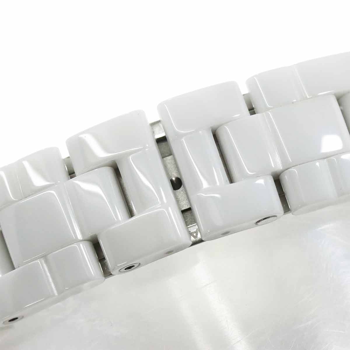 J12 33mm H1628 12P Diamond Quartz White Dial Ladies Watch