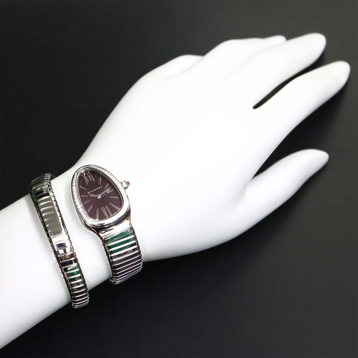 Serpenti SP35S 102530 Quartz Purple Dial Ladies Watch