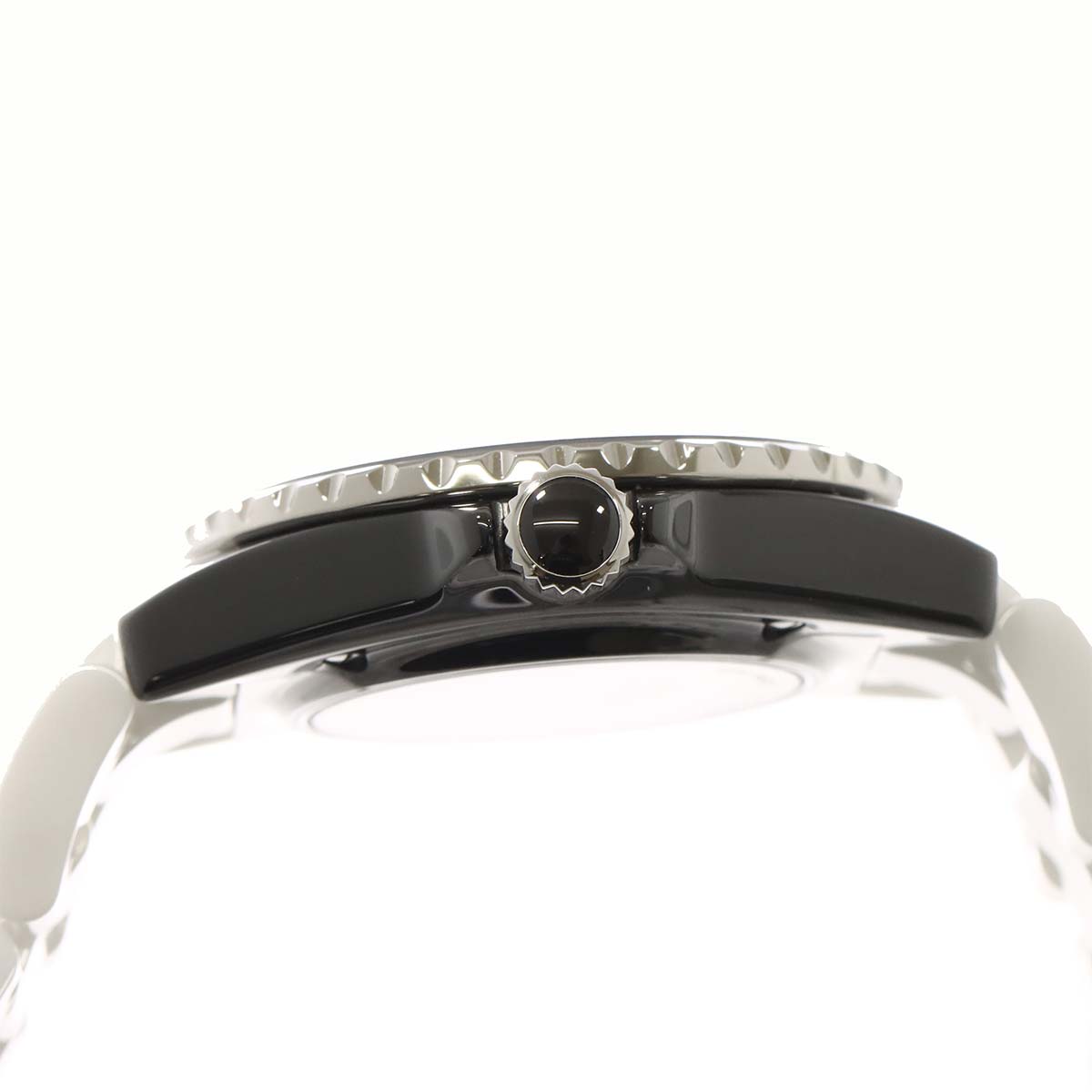 J12 Paradox H6515 Automatic Date White Black Dial Mens Watch