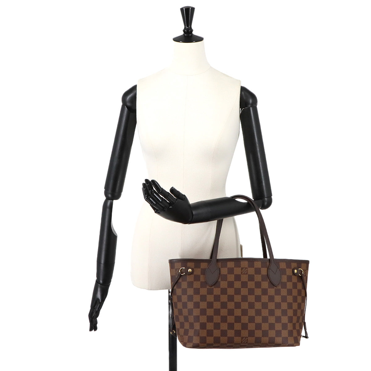 Damier Neverfull PM Tote Bag Ebene N41359 Purse