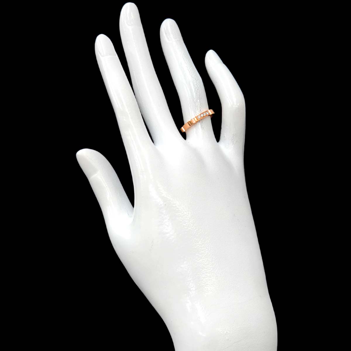 Maillon Panthere Diamond Ring 18K PG size50 5.25(US)