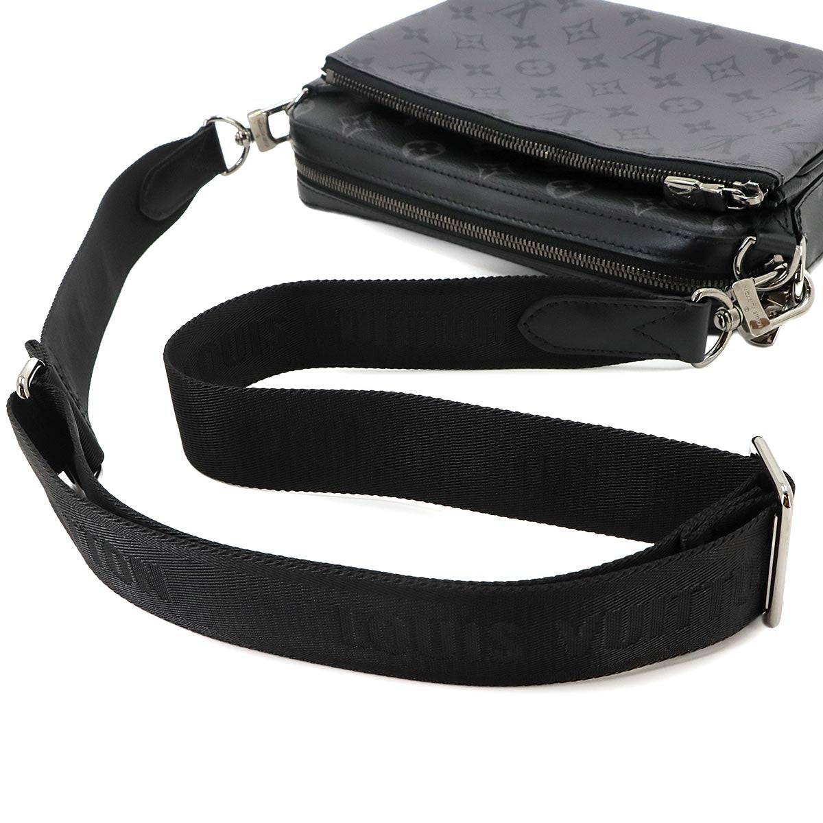 Monogram Eclipse Trio Messenger Shoulder Bag M69443 Purse