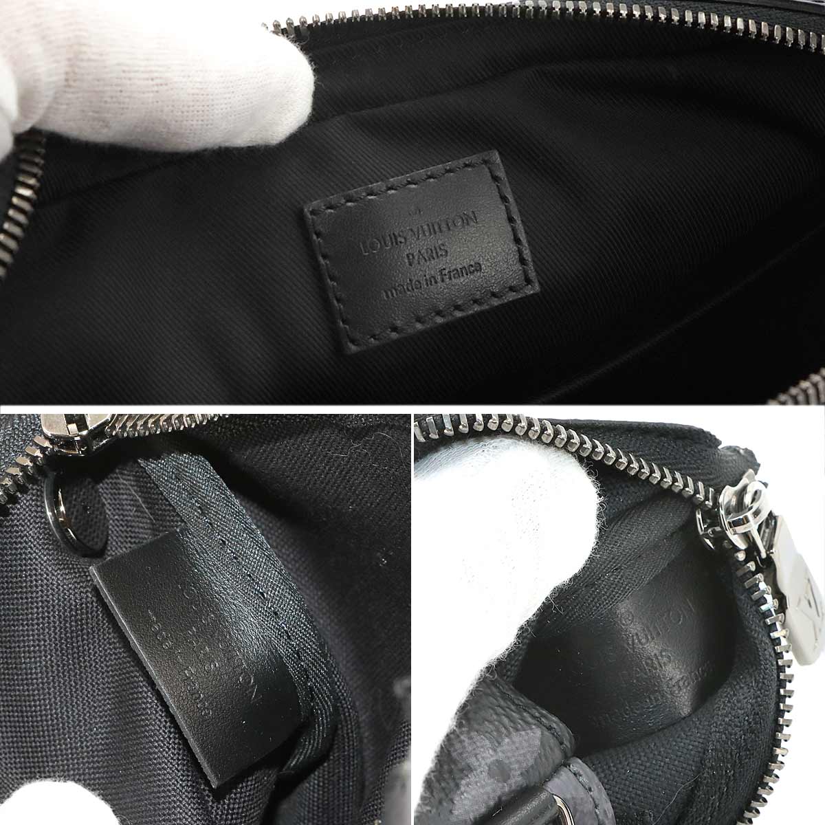 Monogram Eclipse Trio Messenger Shoulder Bag M69443 Purse