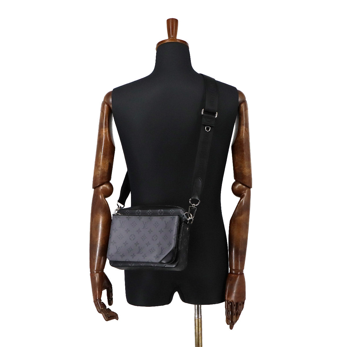 Monogram Eclipse Trio Messenger Shoulder Bag M69443 Purse