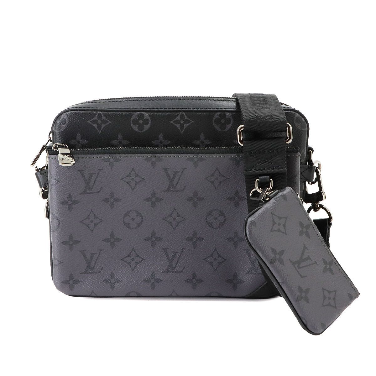 Monogram Eclipse Trio Messenger Shoulder Bag M69443 Purse