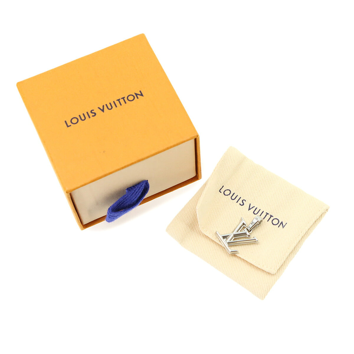 LV Dimension Pendant Top Silver M02747