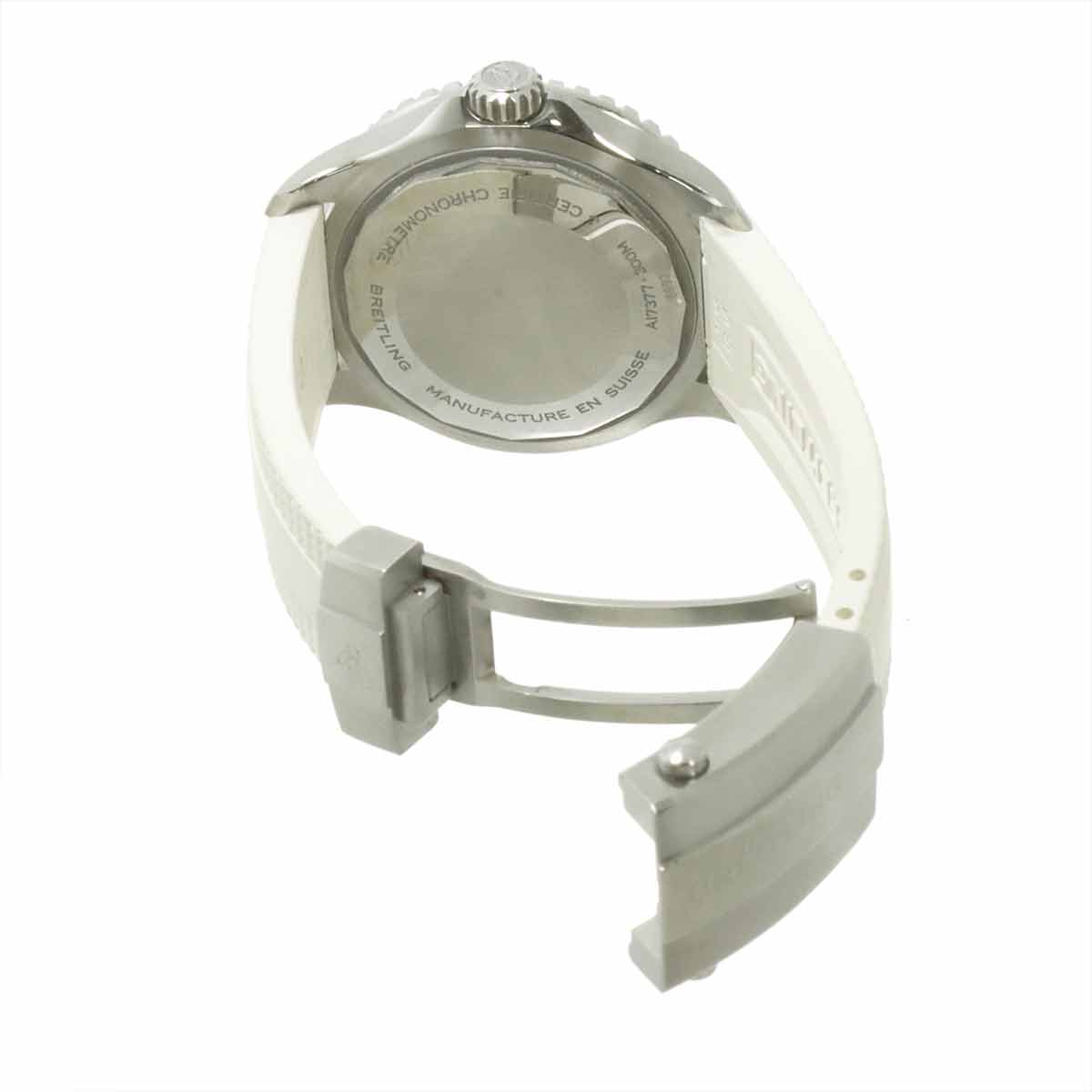 Super Ocean 36mm A17377 Date Automatic White Dial Boys