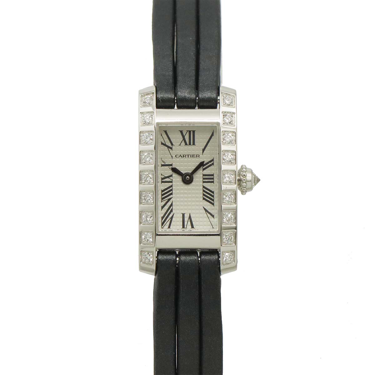 Tank Allongee WJ200328 Diamond K18WG Quartz Watch