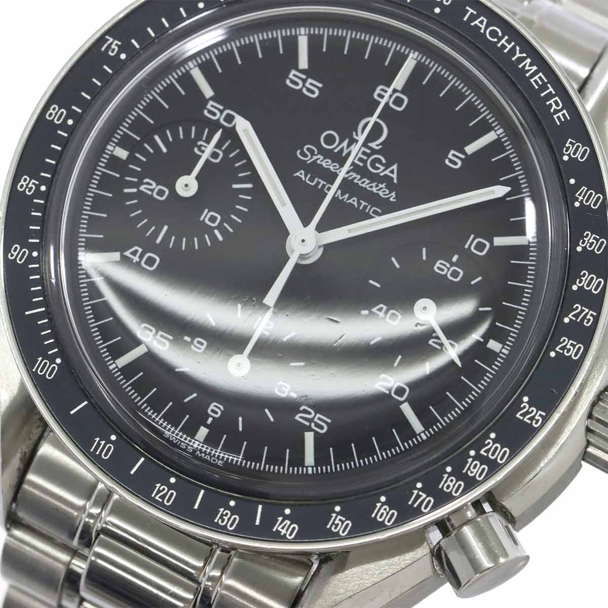 Speedmaster Chronograph 3510 50 Automatic Black Dial Mens Watch