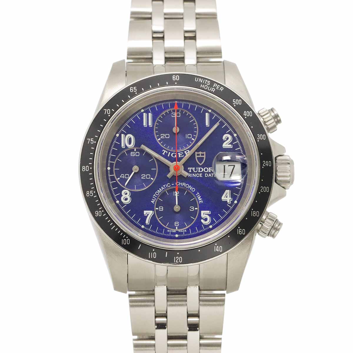 Chrono Time 79260 Chronograph Date Automatic Blue Dial