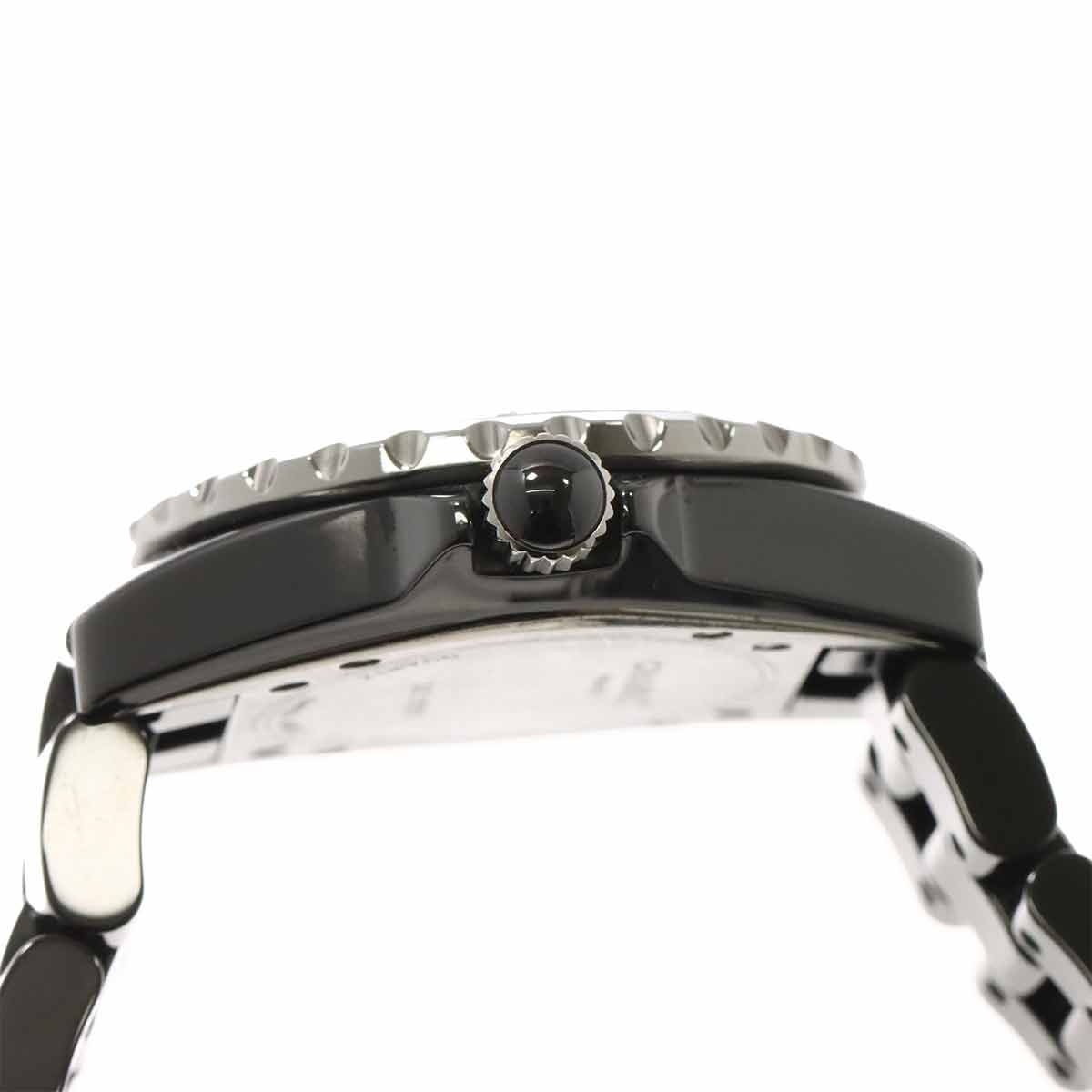 J12 H1625 12P Diamond Quartz Black Dial Ladies Watch