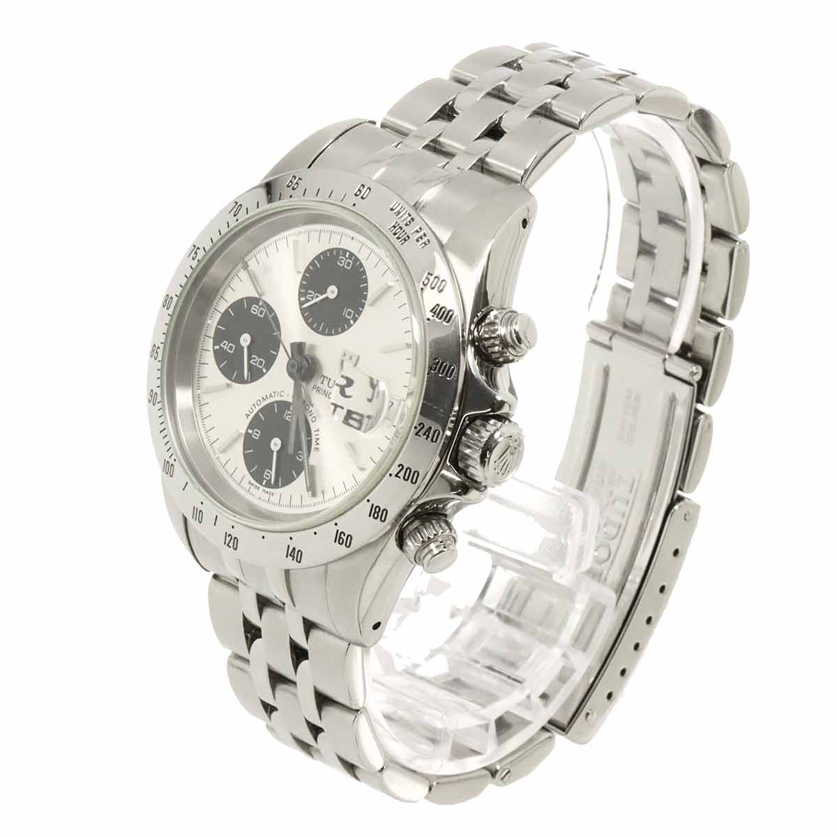 Chrono Time 79280 Date Automatic Silver Dial Mens Watch