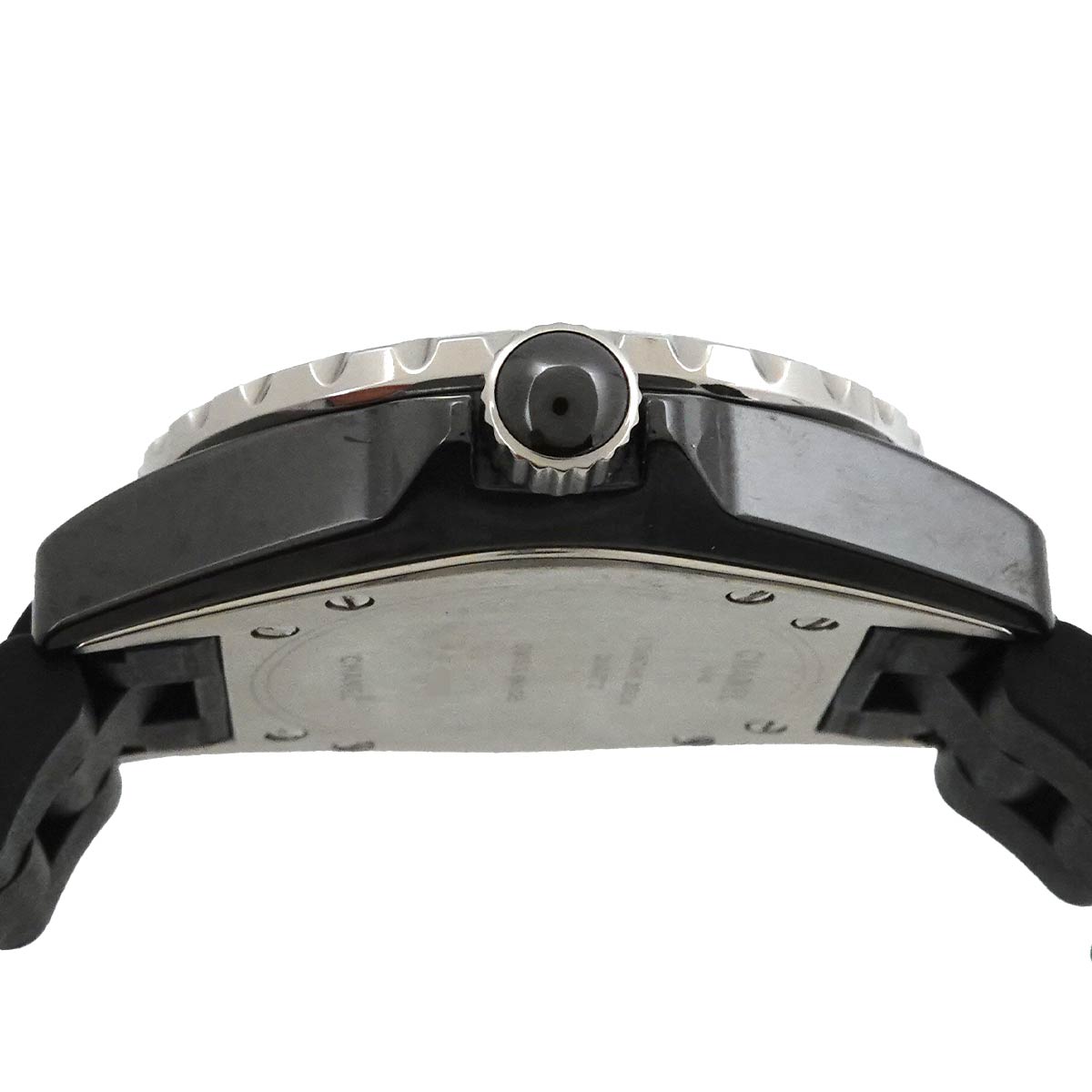 J12 33mm H0681 Ceramic Date Quartz Black Dial Ladies Watch