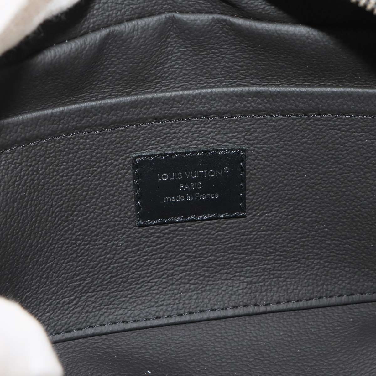Monogram Eclipse Locker Dopp Kit Hand Bag Black