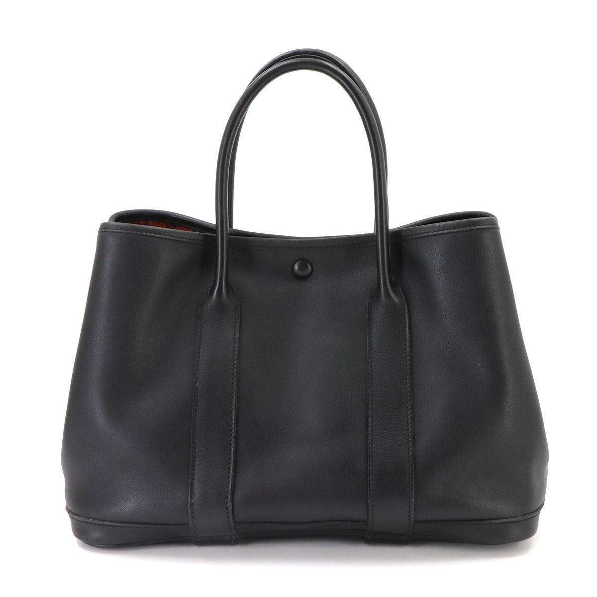 Garden Twilly 30 TPM Tote Bag Swift Leather Black