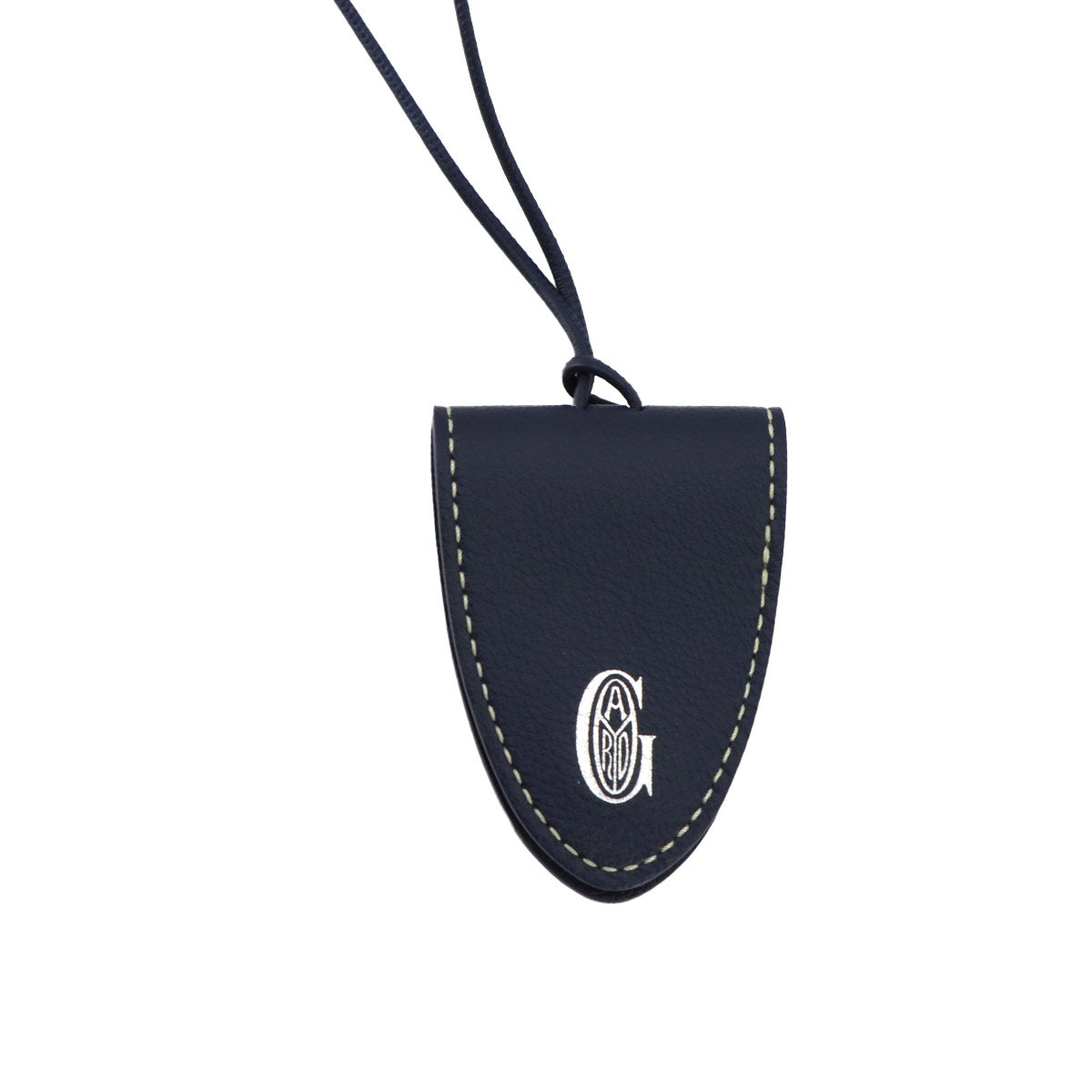 Croc Universal Bag Clip Charm Leather Navy