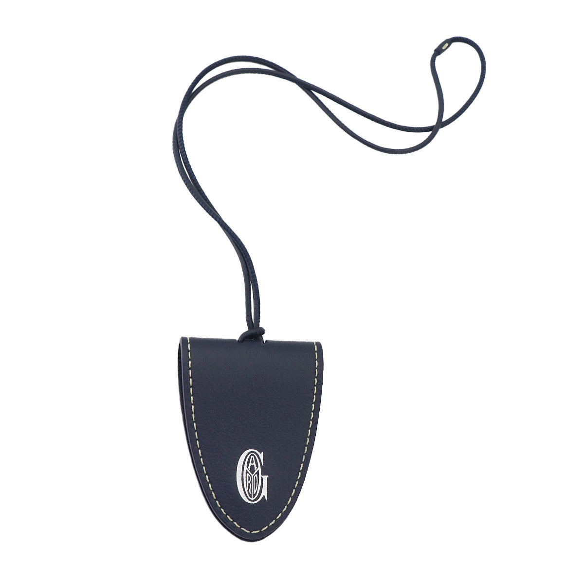 Croc Universal Bag Clip Charm Leather Navy