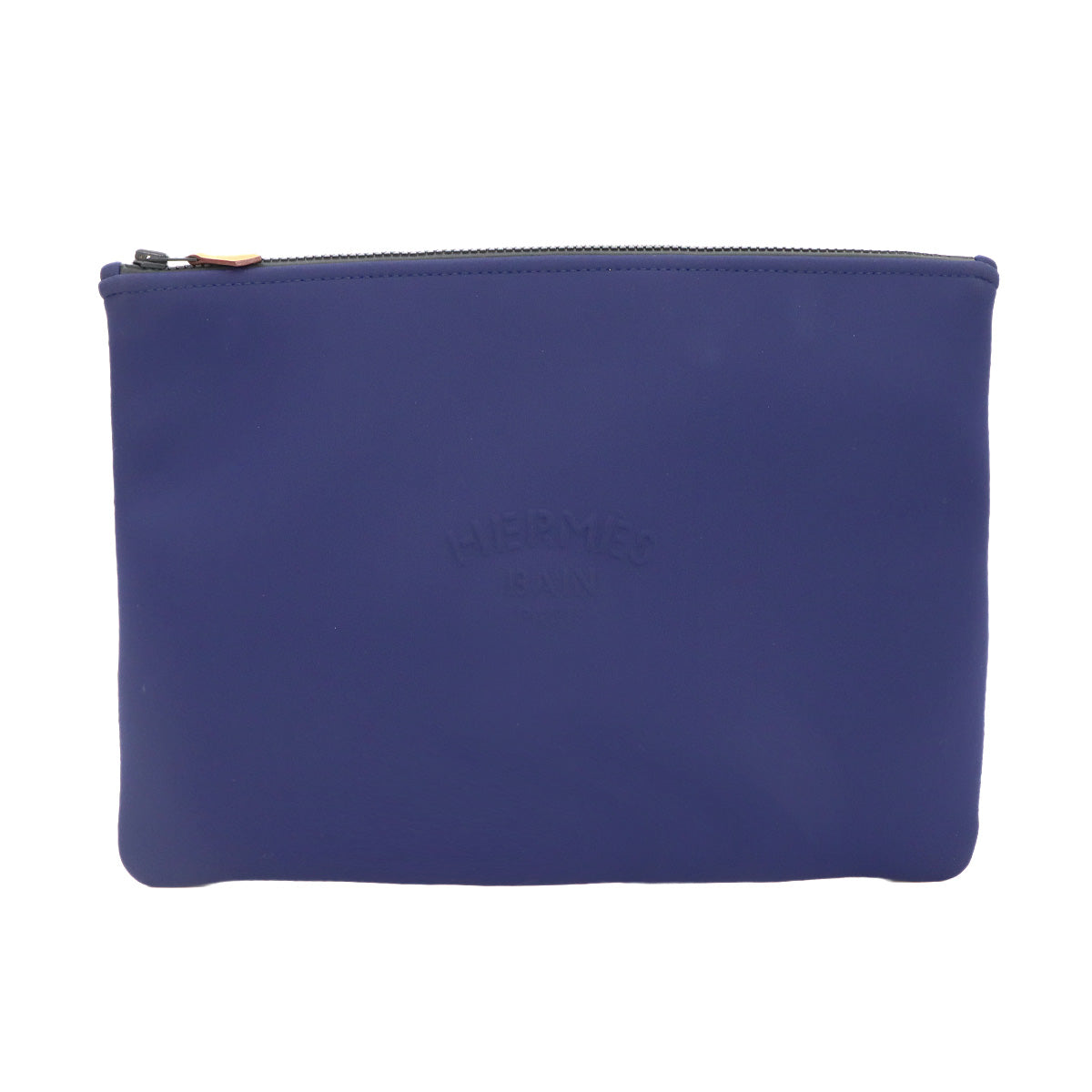 Neobain GM Pouch Nylon Polyurethane Blue Marine Purse