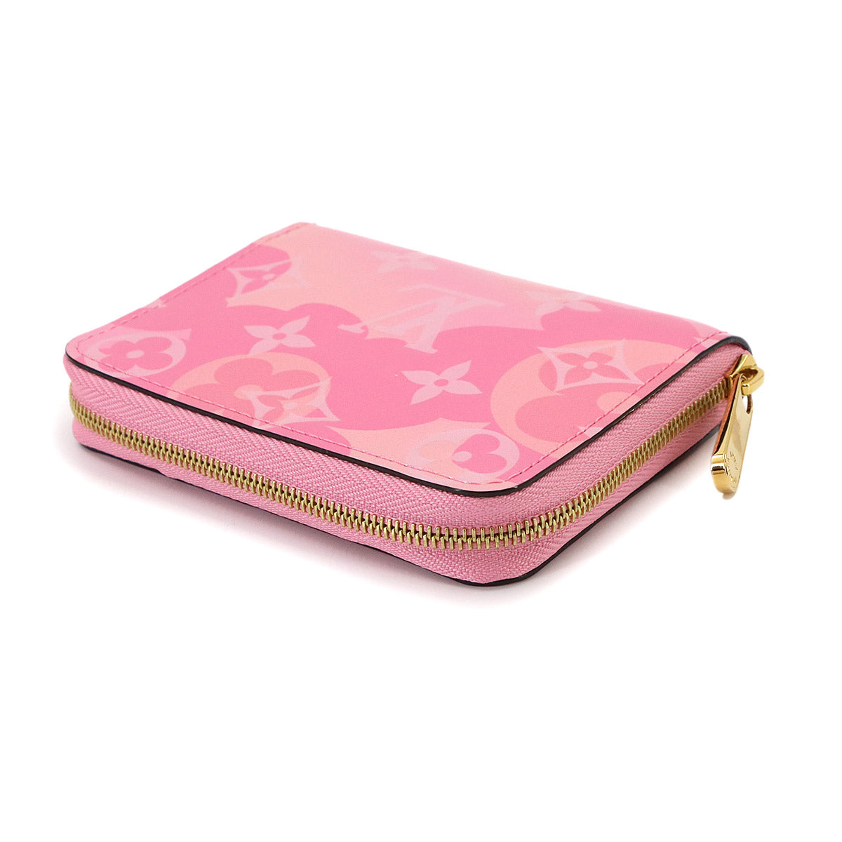 Vernis Zippy Coin Purse Case Leather Pink M90590