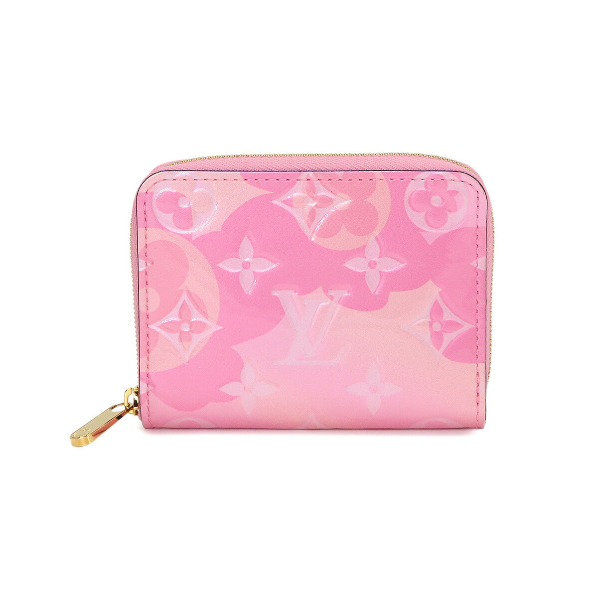 Vernis Zippy Coin Purse Case Leather Pink M90590