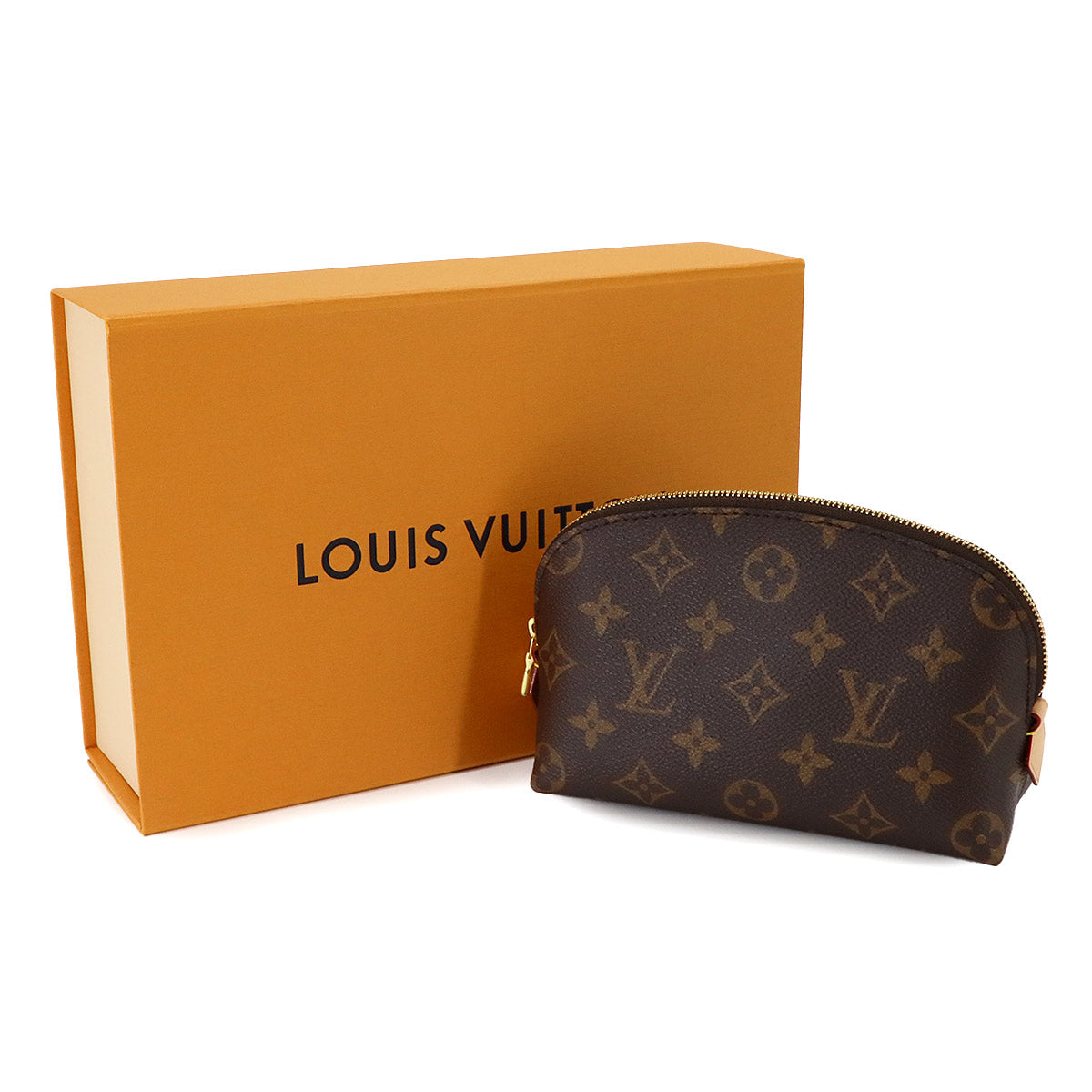 Monogram Pochette Cosmetic Pouch Brown M47515 Purse