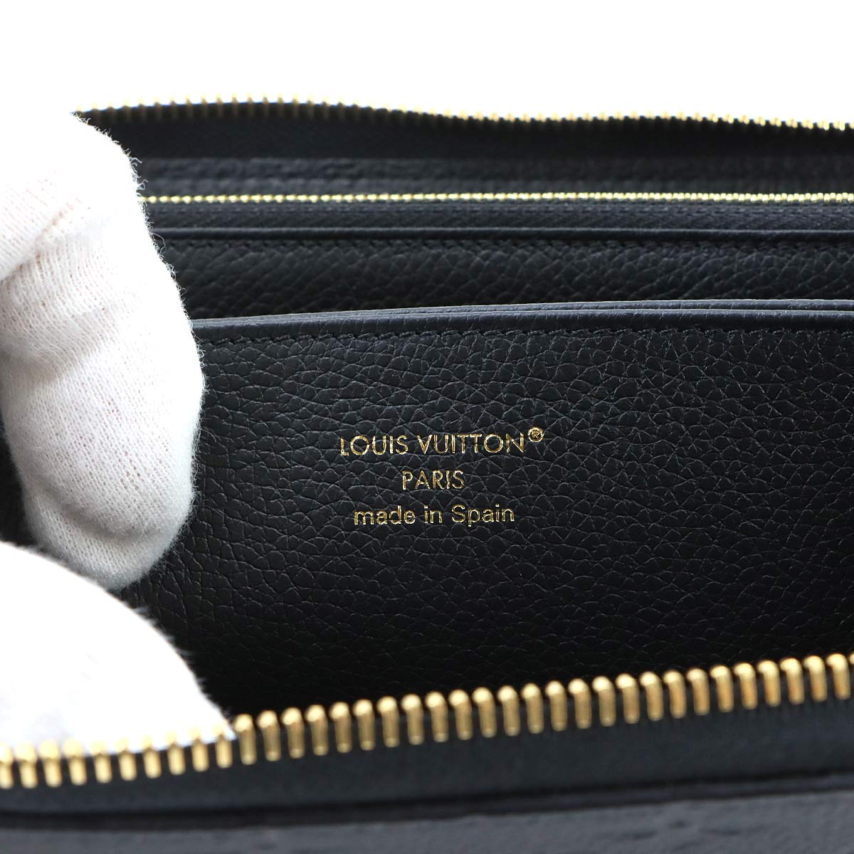 Monogram Empreinte Zippy Wallet Leather Noir M28791