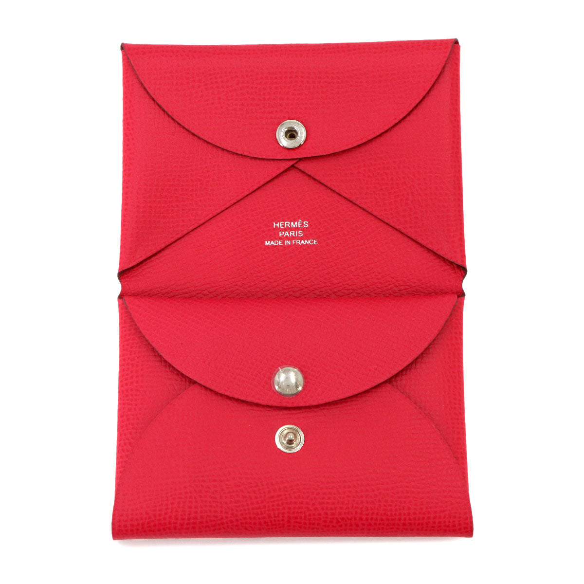 Calvi Duo Card Case Epsom Rose Extreme Purse