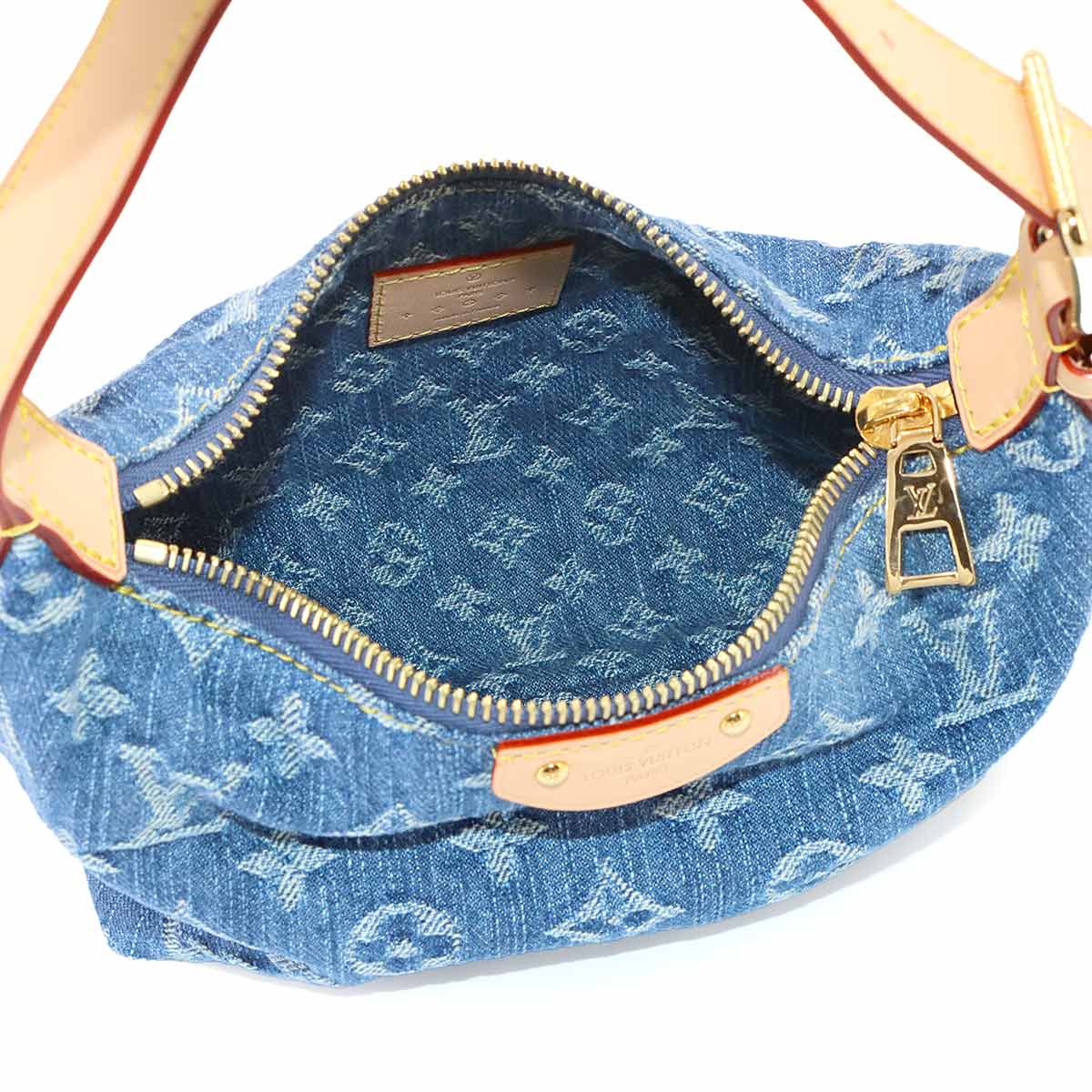 Monogram Denim Hills Pochette Hand Bag Blue M82949
