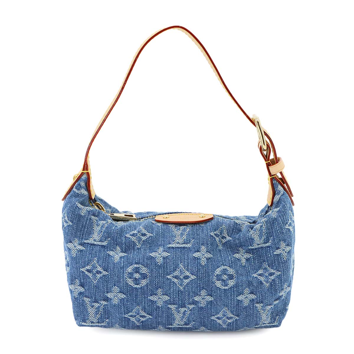 Monogram Denim Hills Pochette Hand Bag Blue M82949