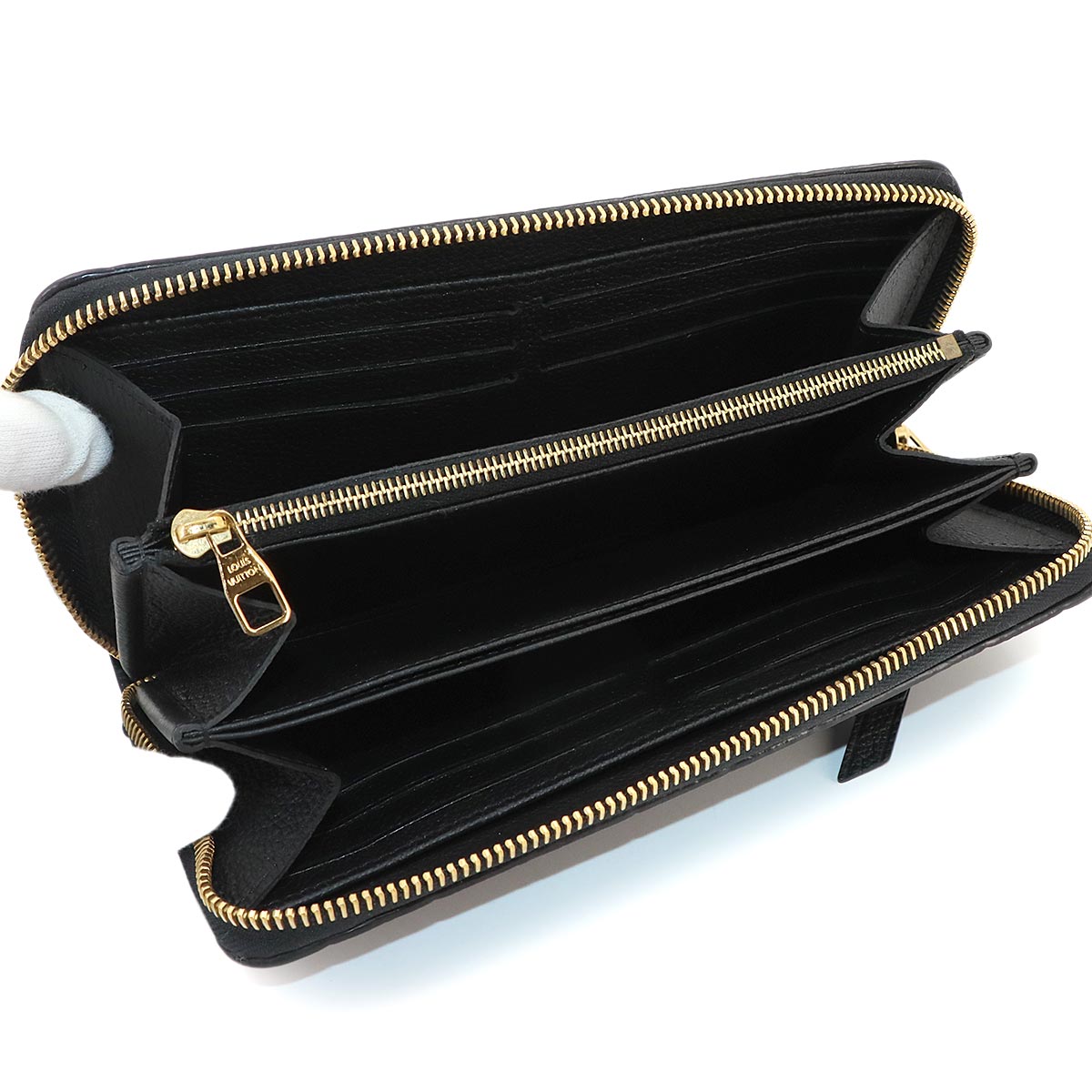Monogram Empreinte Zippy Wallet Leather Noir M61864