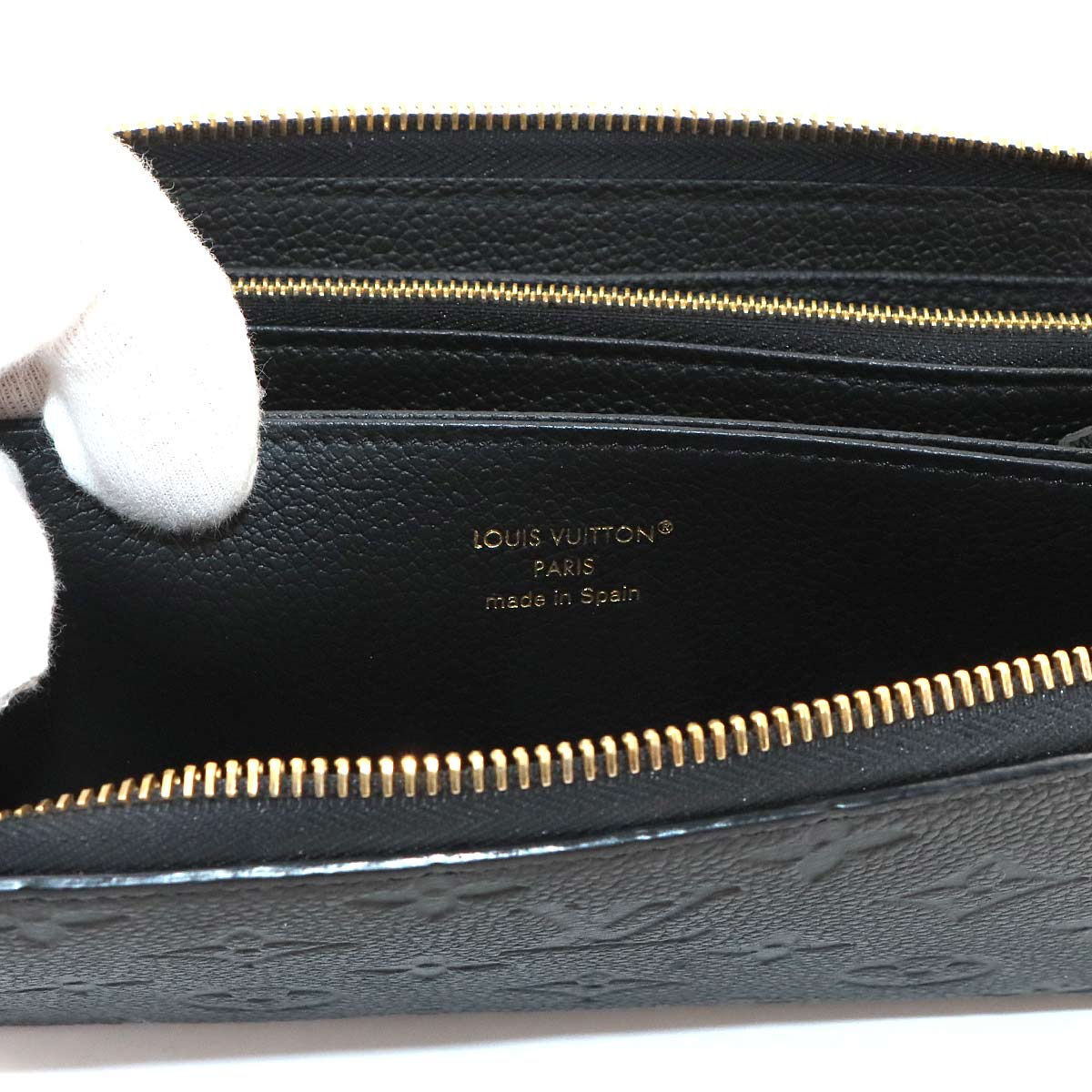 Monogram Empreinte Zippy Wallet Leather Noir M61864