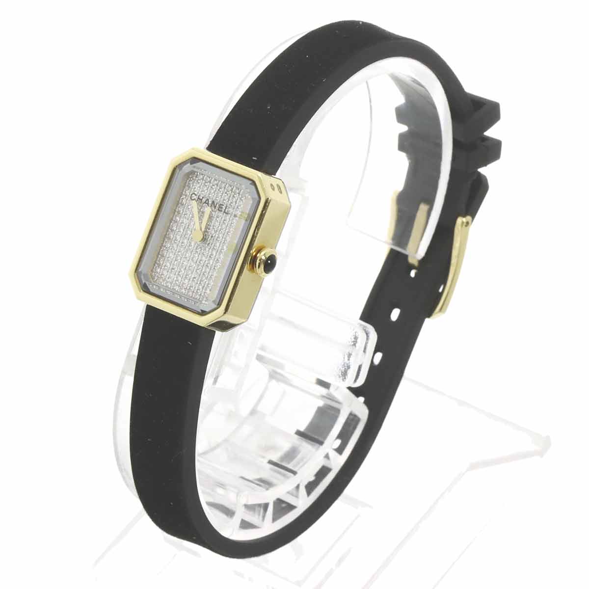 Premiere Velvet H6126 Quartz Diamond K18YG Silver Dial Ladies