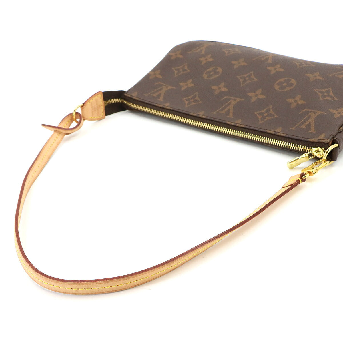 Monogram Pochette Accessoires Hand Bag Pouch Brown M40712
