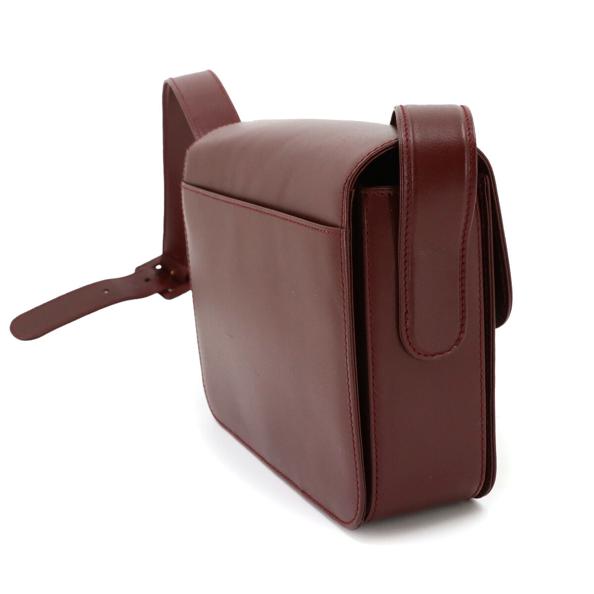 Must Line Shoulder Bag Leather Bordeaux Purse