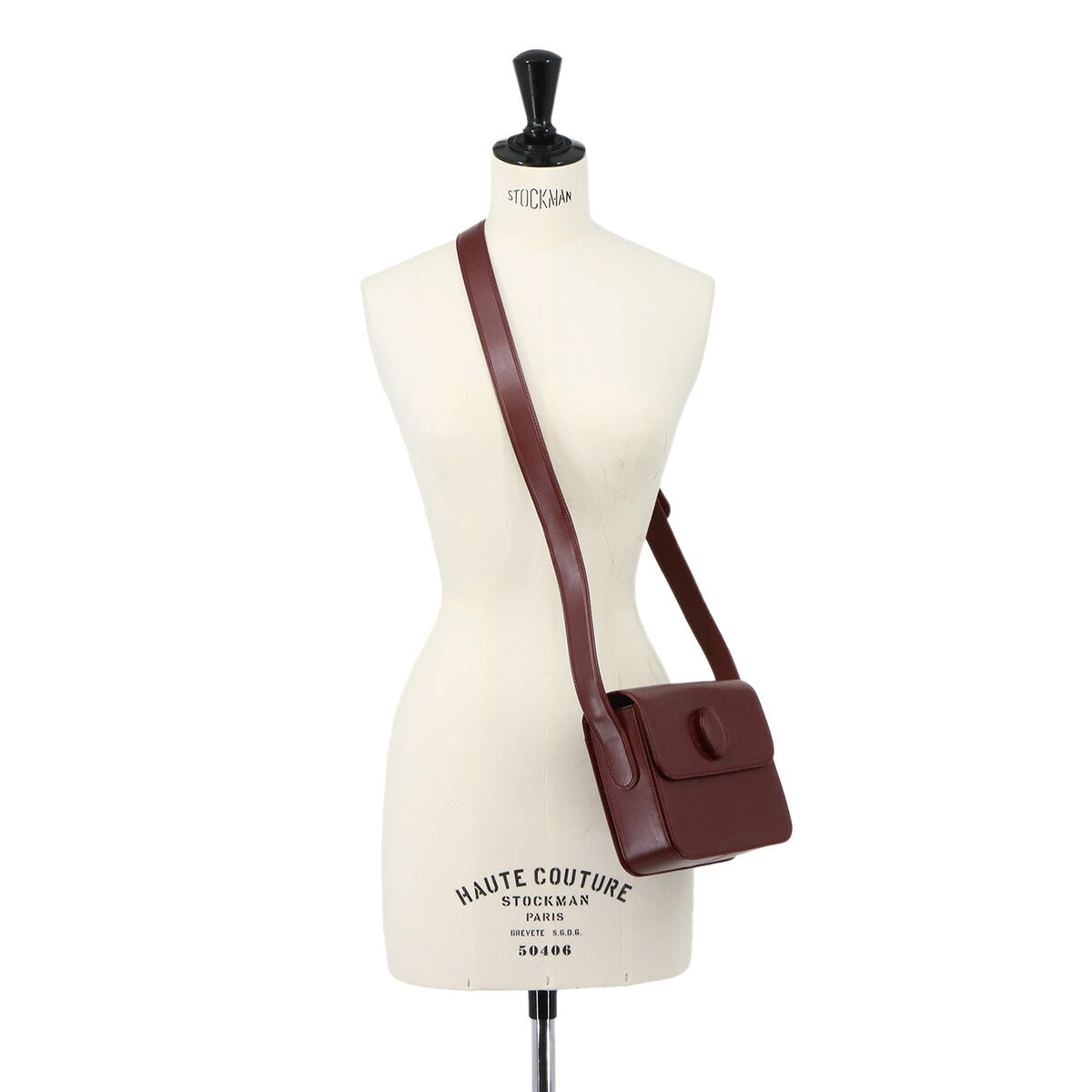 Must Line Shoulder Bag Leather Bordeaux Purse