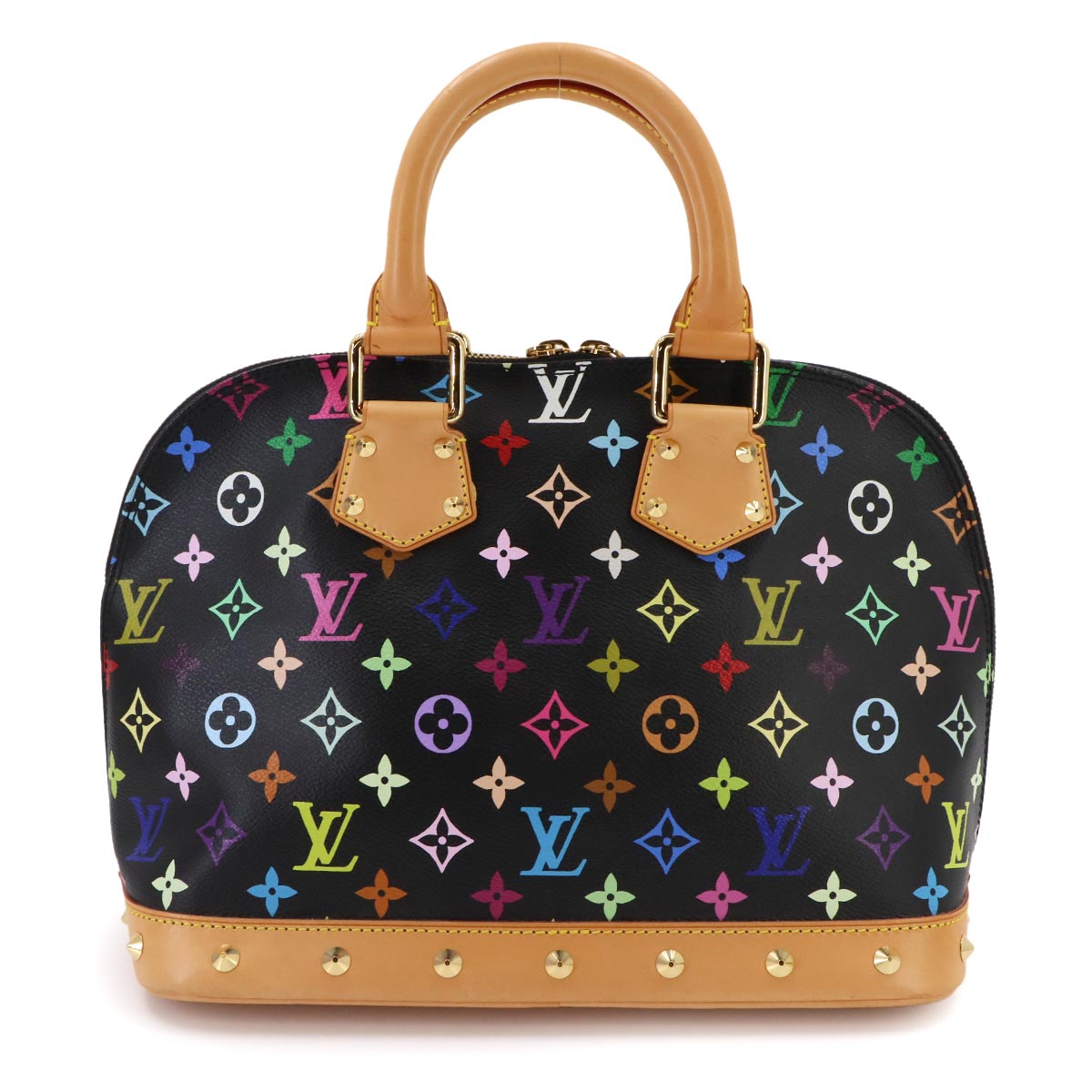 Monogram Multi color Alma Hand Bag Noir M92646 Black