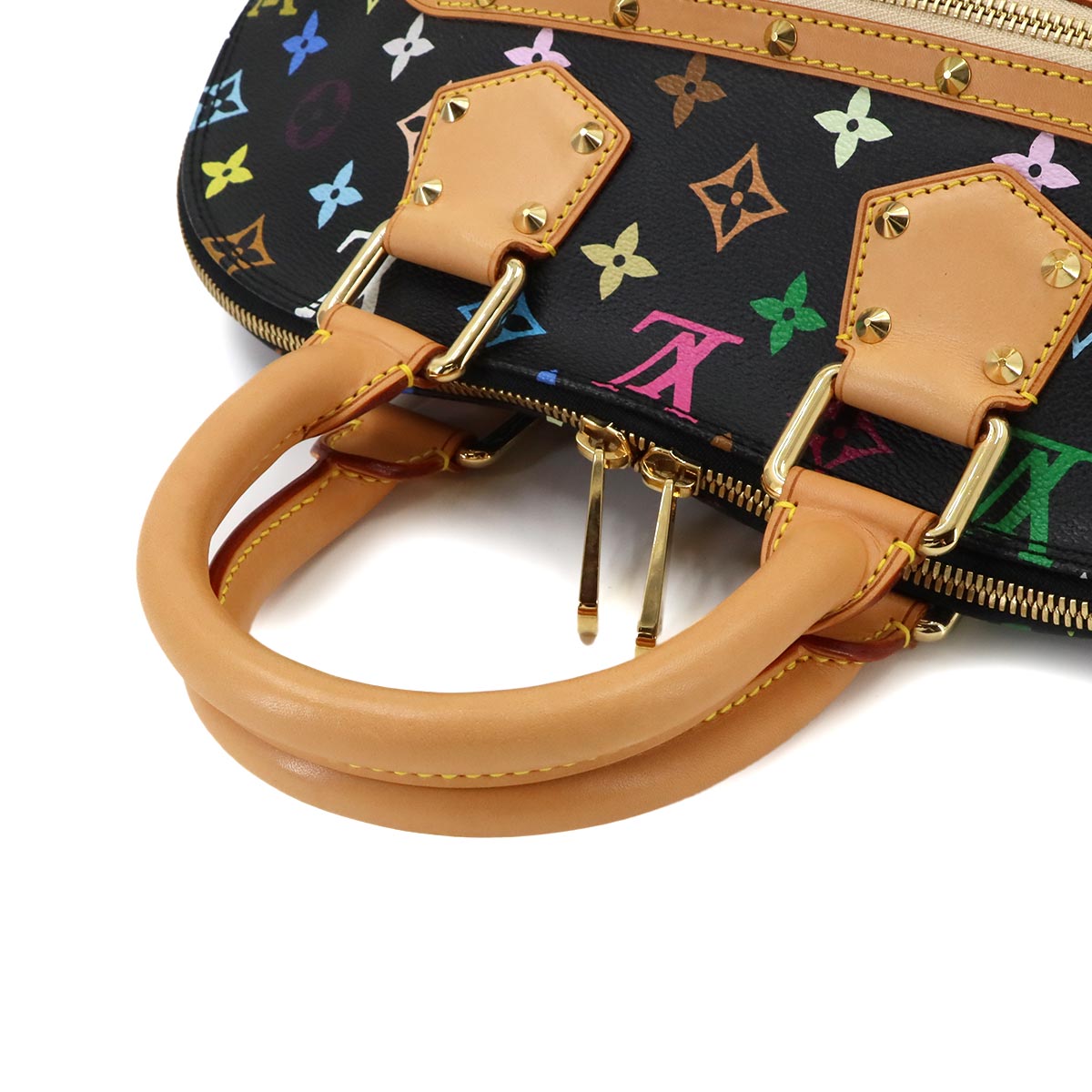 Monogram Multi color Alma Hand Bag Noir M92646 Black