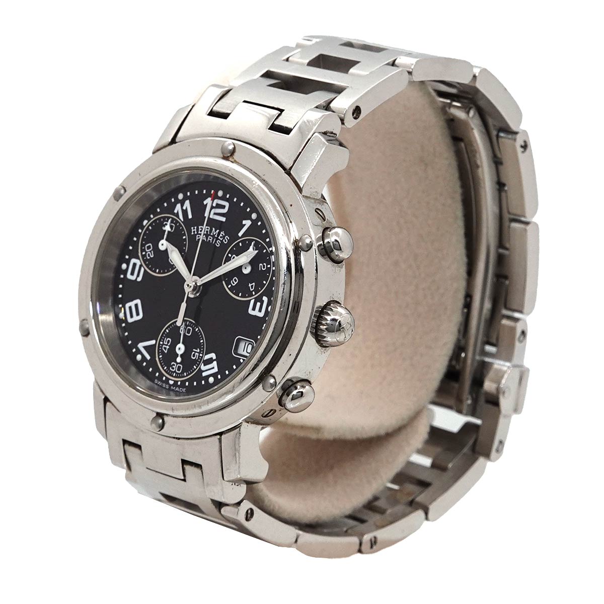 Clipper Chronograph CL1.310 Date Quartz Black Dial Ladies