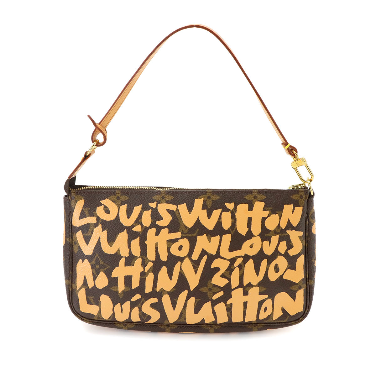 Monogram Graffiti Pochette Accessoires Pouch Peach M92193