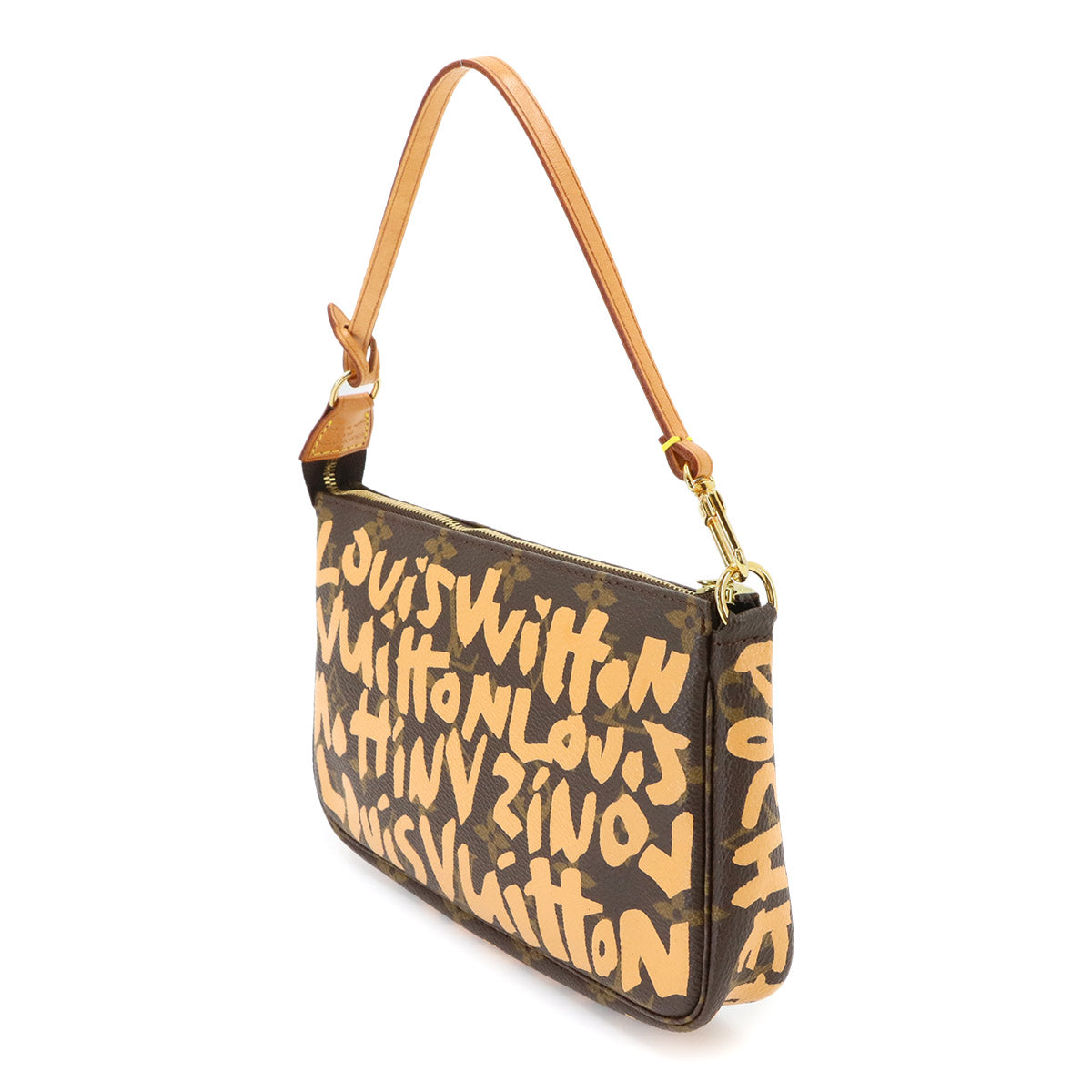 Monogram Graffiti Pochette Accessoires Pouch Peach M92193