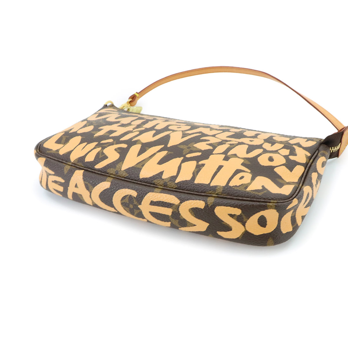 Monogram Graffiti Pochette Accessoires Pouch Peach M92193