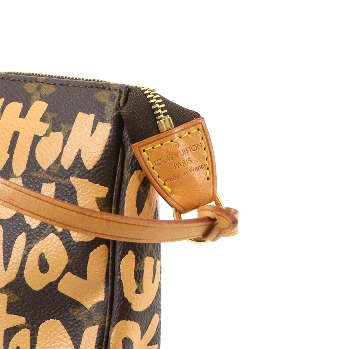 Monogram Graffiti Pochette Accessoires Pouch Peach M92193
