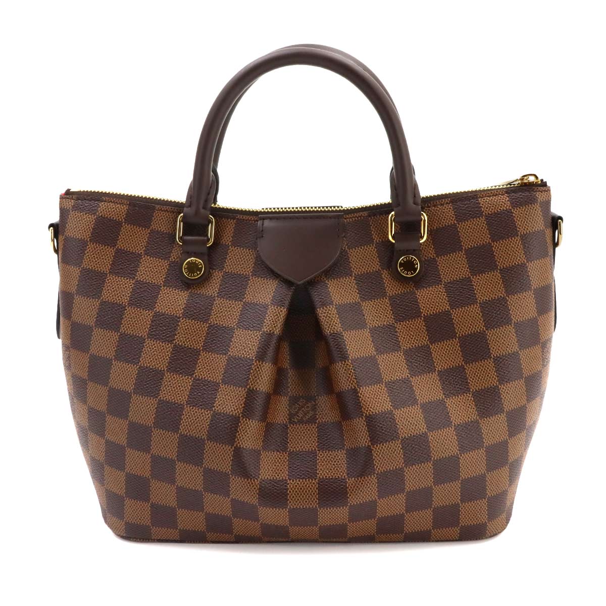 Damier Siena PM Hand Shoulder Bag Ebene Brown N41545
