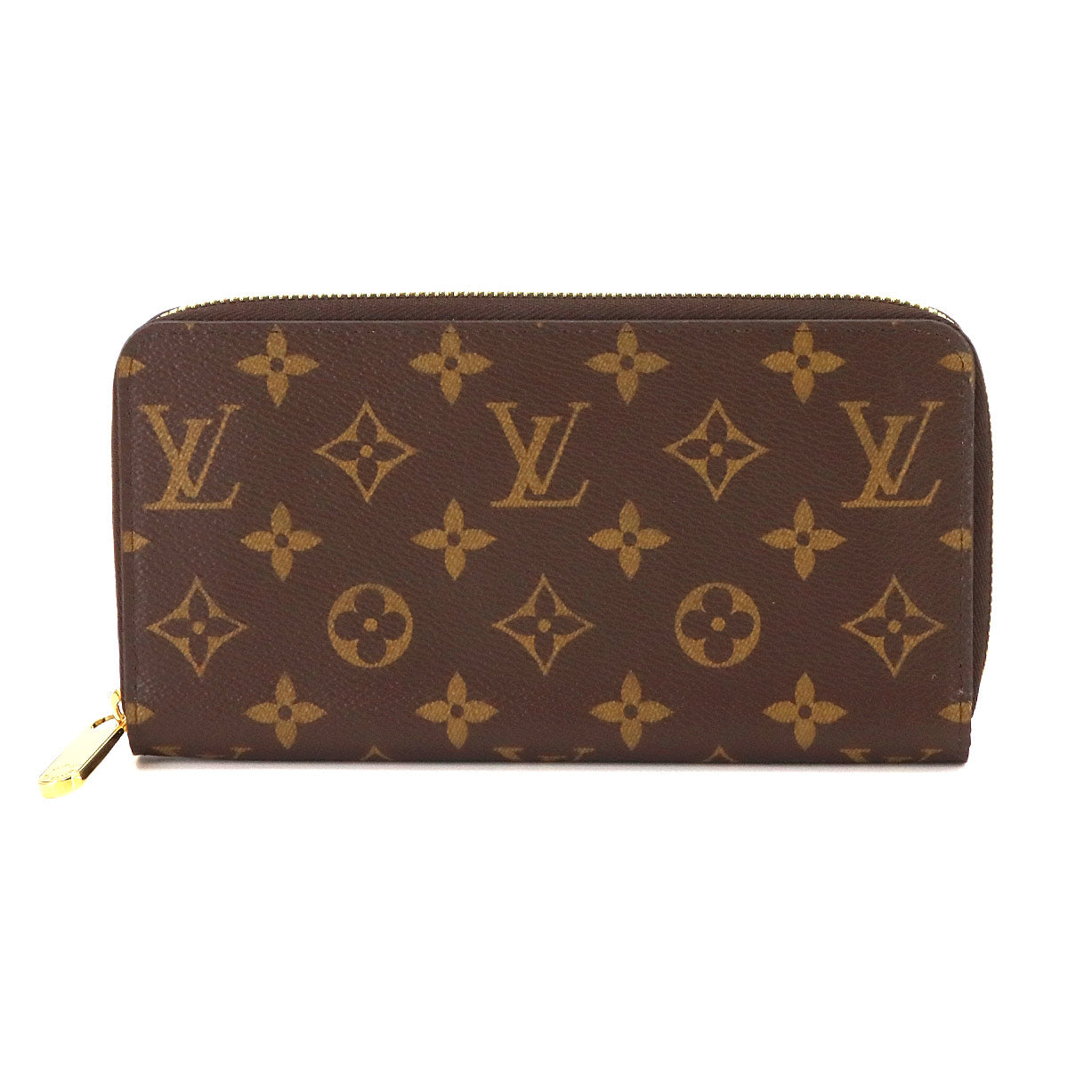 Monogram Zippy Wallet Long Brown Fuchsia M41895 Purse
