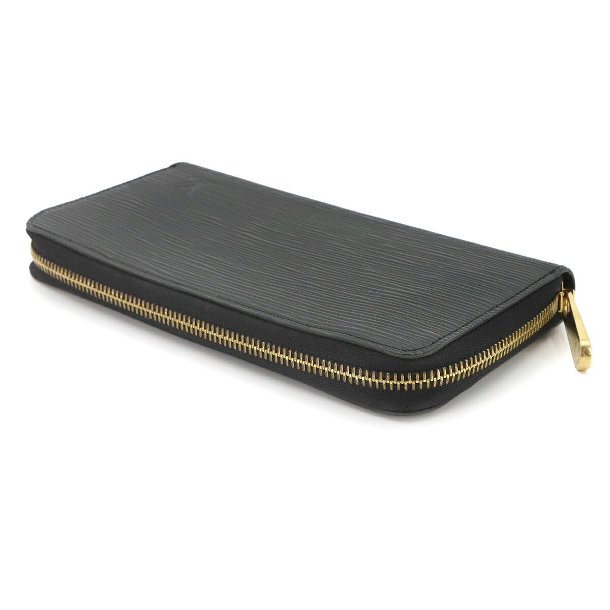 Epi Zippy Wallet Leather Noir M68755 Black Purse