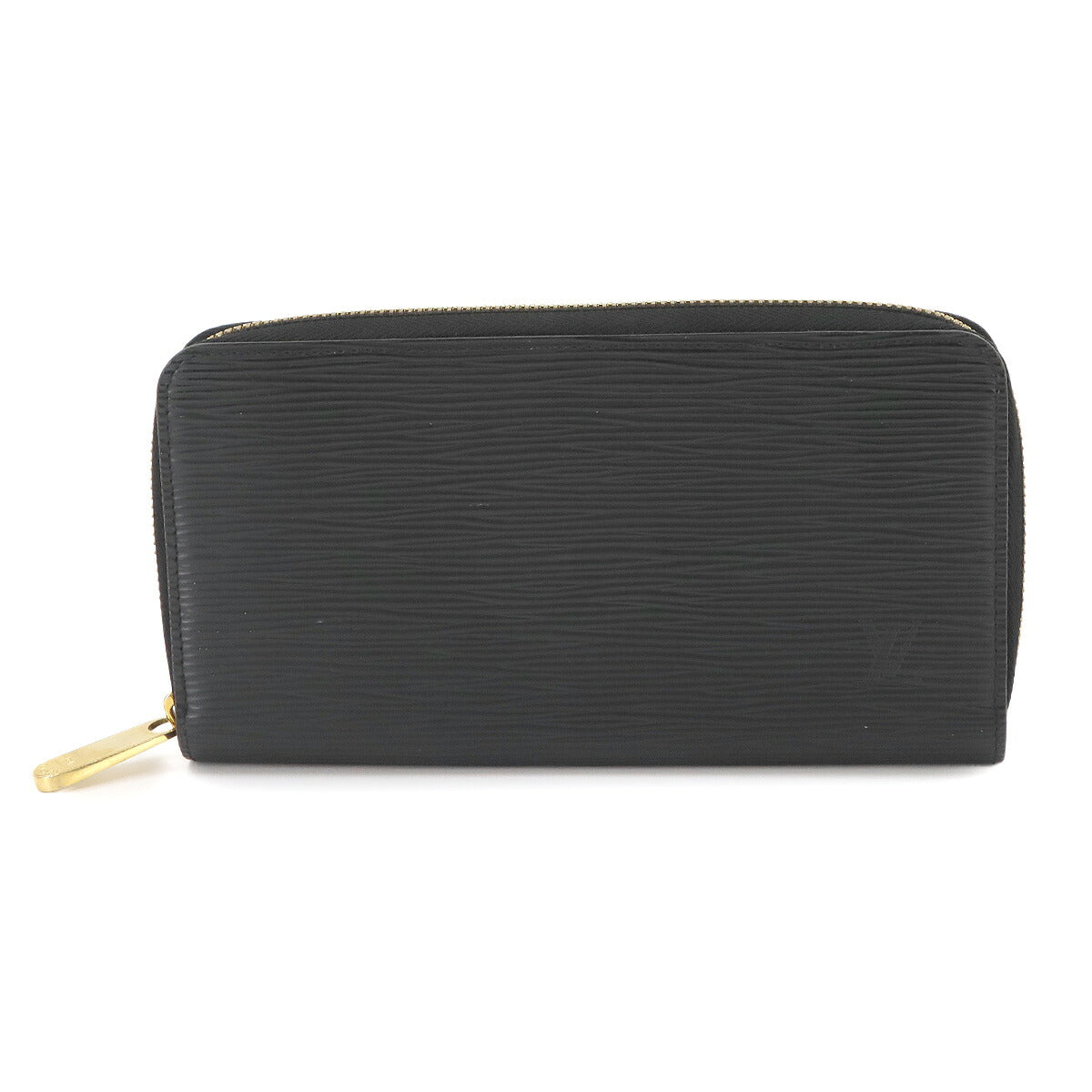 Epi Zippy Wallet Leather Noir M68755 Black Purse